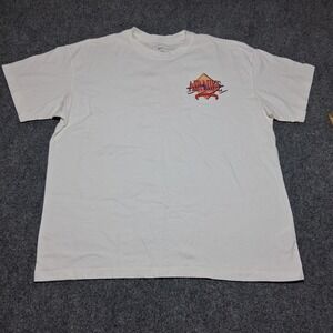 Used  Men's Nike DNA Air  White T Shirt with Big Logo‎ in the Back Size Large